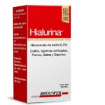 HIALURINA X 10 ML Colirio Lagrimas artificiales Haluronato de sodio Brouwer Productos veterinarios Brouwer | Envios a toda Guatemala