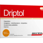 DRIPTOL 100 MG X 20 COMPRIMIDOS  Carprofeno Analgesico Antipiretico Caninos Brouwer Productos veterinarios Productos Brouwer | Envios a toda Guatemala