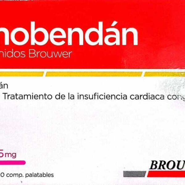 PIMOBENDAN BROUWER 2.5 MG X 20 COMPRIMIDOS Tratamiento de insuficiencia cardiaca en perros Productos veterinarios Brouwer | Envios a toda Guatemala