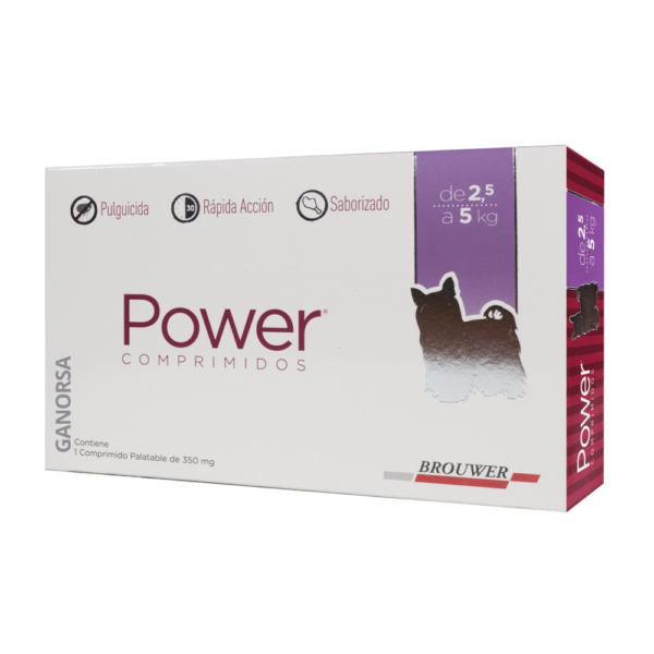 POWER COMPRIMIDOS 150MG 2 A 5 KG Spinosad  Pulguicida Rapida Accion Brouwer Productos veterinarios Brouwer | Envios a toda Guatemala