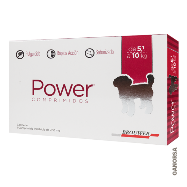 POWER COMPRIMIDOS 300MG 5.1 A 10 KG Spinosad  Pulguicida Rapida Accion Brouwer Productos veterinarios Brouwer | Envios a toda Guatemala