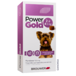 POWER GOLD 112.5 MG 2 A 4.5 KG Fluralaner Pulguicida Garrapaticida Caninos Brouwer Productos veterinarios Brouwer | Envios a toda Guatemala