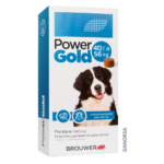 POWER GOLD 1400 MG 40.1 A 56 KG Fluralaner Pulguicida Garrapaticida Caninos Brouwer Productos veterinarios Brouwer | Envios a toda Guatemala