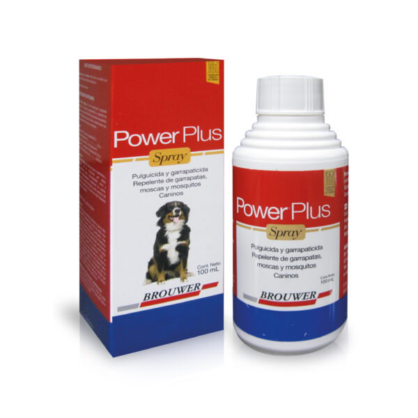 POWER PLUS SPRAY 100ML Repelente de garraptas moscas mosquitos caninos  Brouwer Productos veterinarios Brouwer | Envios a toda Guatemala