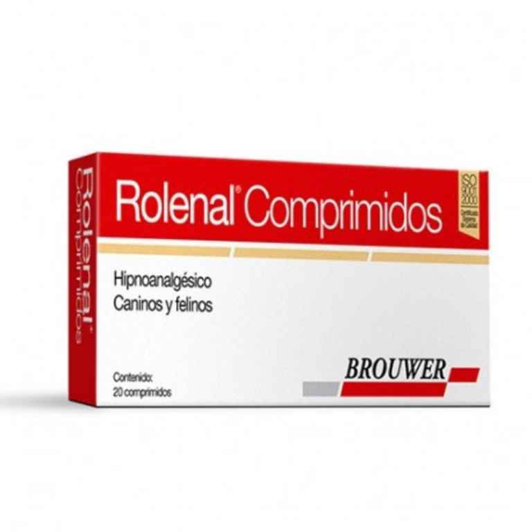 ROLENAL X 20 COMPRIMIDOS  Dolor Post Quirurgico  Brouwer Productos veterinarios Brouwer | Envios a toda Guatemala