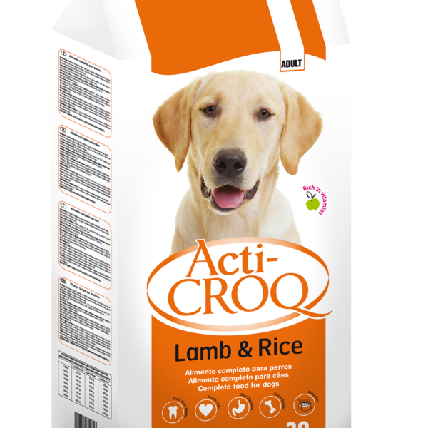 Acti Croq Cordero y Arroz Alimento Completo para perros 4 Kg Productos veterinarios  | Envios a toda Guatemala