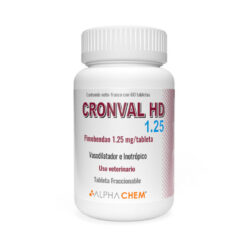 Cronval HD, 1.25mg, 60 tabletas Pimobendan Vasodilatador e inotropico Productos veterinarios  | Envios a toda Guatemala