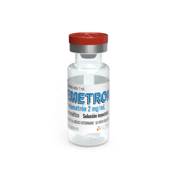 Ometrón 1 ml  Ondansetrón 2 mg 10 Frascos tratamiento de náuseas y emesis Productos veterinarios  | Envios a toda Guatemala