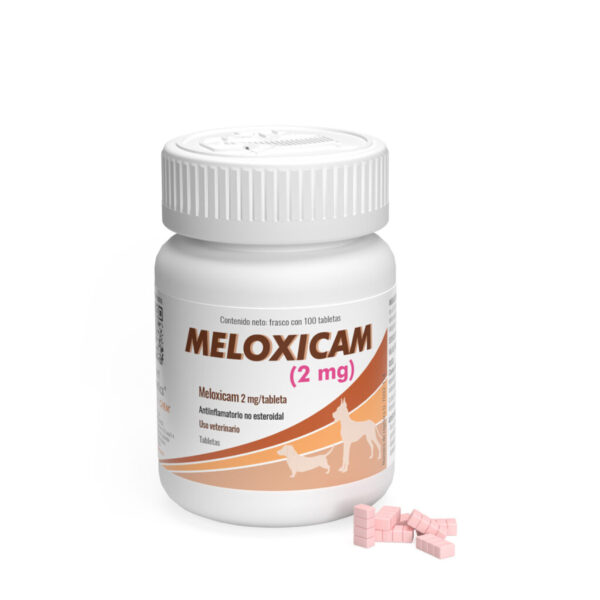 Meloxicam 2 mg antiinflamatorio no esteroideo frasco 100 tabletas Productos veterinarios  | Envios a toda Guatemala