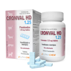 Cronval HD, 1.25mg, 60 tabletas Pimobendan Vasodilatador e inotropico Productos veterinarios  | Envios a toda Guatemala