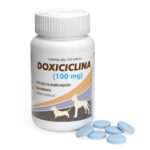 Doxiciclina 50mg Tos de las perreras Bartonelosis Neumonía Frasco 100 tabletas Productos veterinarios  | Envios a toda Guatemala