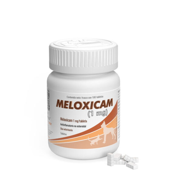 Meloxicam 1 mg antiinflamatorio no esteroideo frasco 100 tabletas Productos veterinarios  | Envios a toda Guatemala