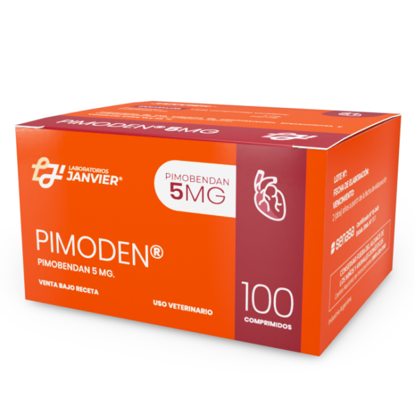 Pimoden Pimobendán 5 mg 100 comprimidos Insuficiencia cardíaca congestiva Productos veterinarios  | Envios a toda Guatemala
