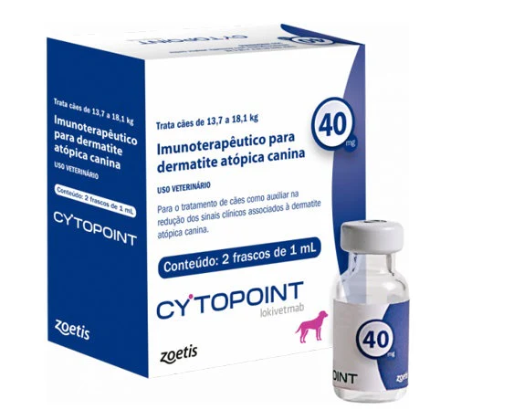 Cytopoint 40 mg 2 viales tratamiento de dermatitis alérgicas en perros Lokivetmab Productos veterinarios  | Envios a toda Guatemala