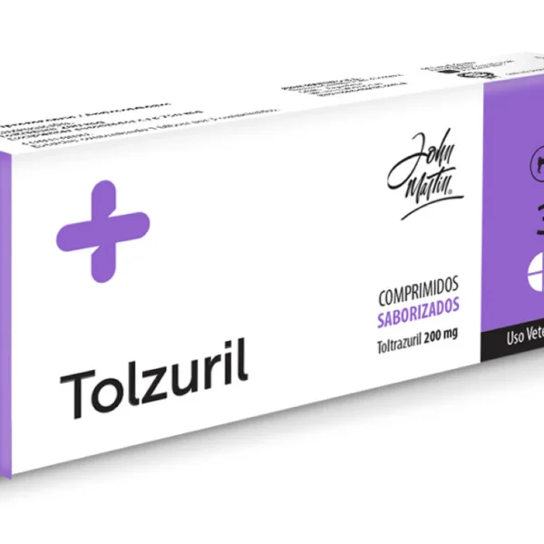 Tolzuril 200 mg 3 comprimidos Toltrazuril Tratamiento de coccidiosis en perros y gatos Productos veterinarios  | Envios a toda Guatemala