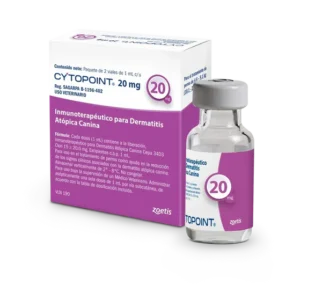 Cytopoint 30 mg 2 viales tratamiento de dermatitis alérgicas en perros Lokivetmab Productos veterinarios  | Envios a toda Guatemala