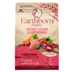 Earthborn Unrefined Roasted Rabbit Recipe Alimento Natural Premium para Perros Sin Granos Alta Proteína 4 lbs Productos veterinarios  | Envios a toda Guatemala