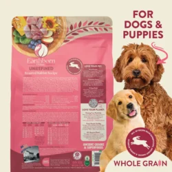 Earthborn Unrefined Roasted Rabbit Recipe Alimento Natural Premium para Perros Sin Granos Alta Proteína 4 lbs Productos veterinarios  | Envios a toda Guatemala