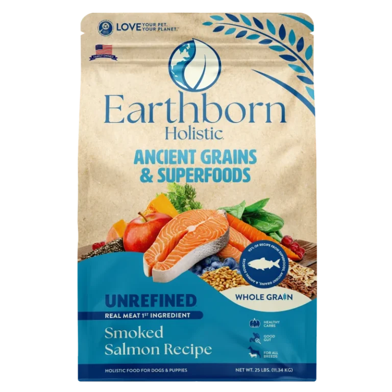 Earthborn Unrefined Smoked Salmon Recipe 4 lb Alimento Premium para Perros Sin Granos Omega 3 Piel y Pelaje Productos veterinarios  | Envios a toda Guatemala