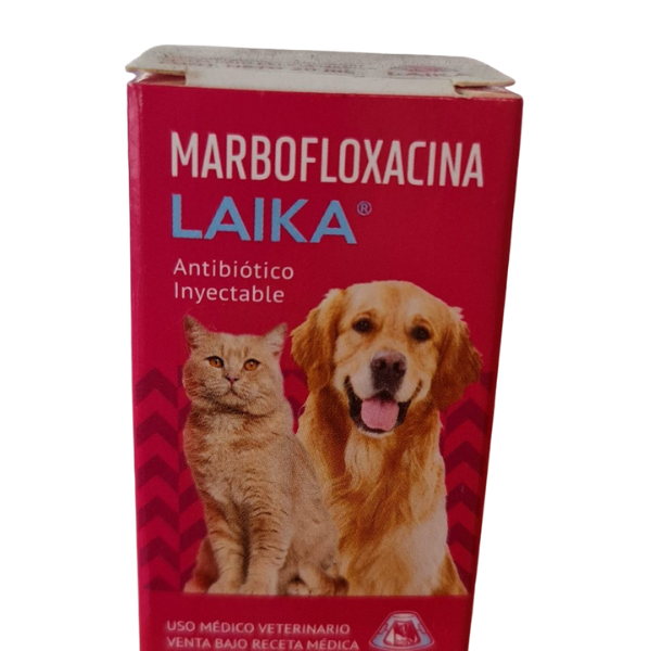 Marbofloxacina Laika 100 ml | Antibiótico Veterinario para Perros y Gatos Productos veterinarios  | Envios a toda Guatemala