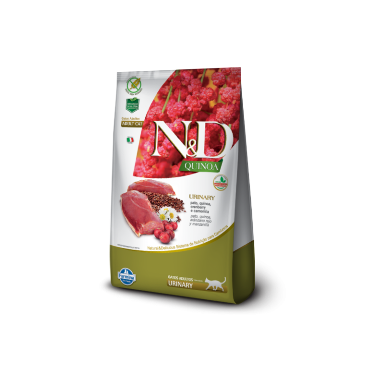 N&D Farmina Quinoa Gato Urinary Pato y Manzana 7.5kg Productos veterinarios N&D | Envios a toda Guatemala