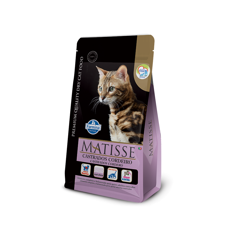 Matisse Farmina Gato Castrado Cordero y Arandano 7.5kg | Farmacia.PET Matisse Farmina Gato Castrado Cordero y Arandano 7.5kg Productos veterinarios Matisse | Envios a toda Guatemala