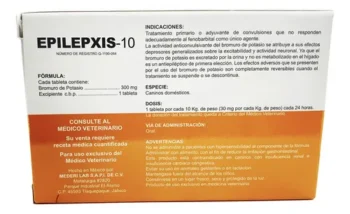Epilepxis-10 300 mg Anticonvulsivo para Perros y Gatos | Farmacia.pet Productos veterinarios Mederilab | Envios a toda Guatemala